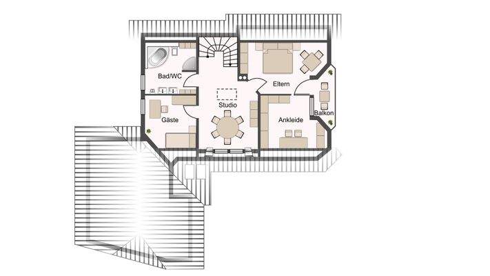 Grundriss Dachgeschoss