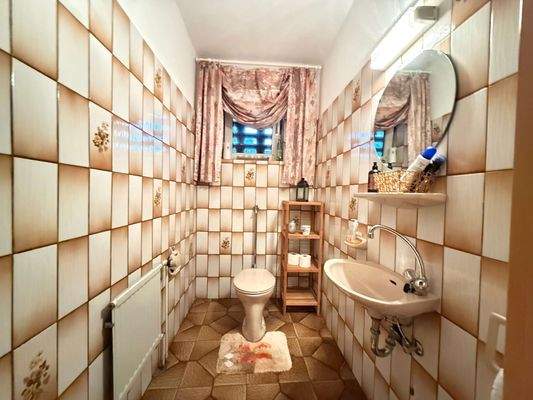 Gäste-WC im Retro-Look