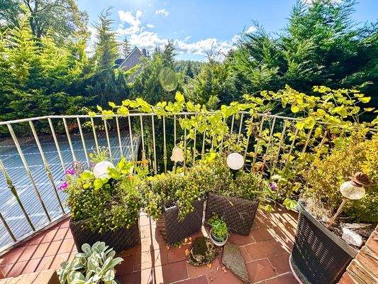 Der Balkon zum Sonnenbaden