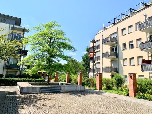 Grundstück des Wohnkomplexes