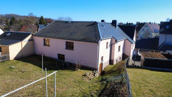 Rückansicht Gebäude