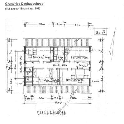 Grundriss Dachgeschoss