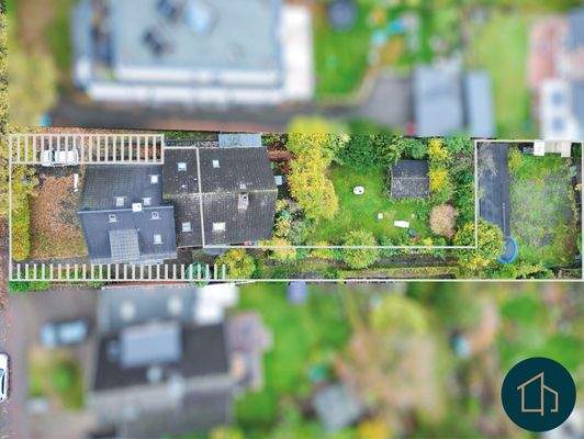 Drohnenaufnahme Gesamtgrundstück