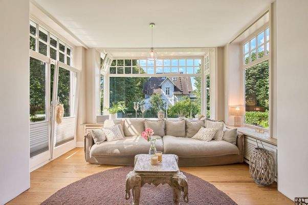 herrlicher Wintergarten zum Entspannen