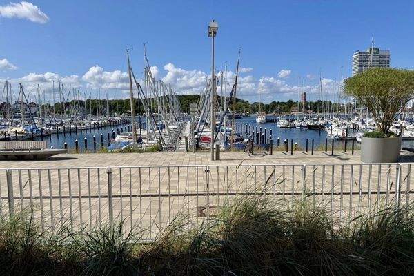 traumhafter Blick auf den Hafen