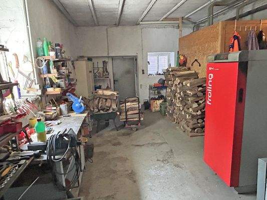 Werkstatt und Heizraum