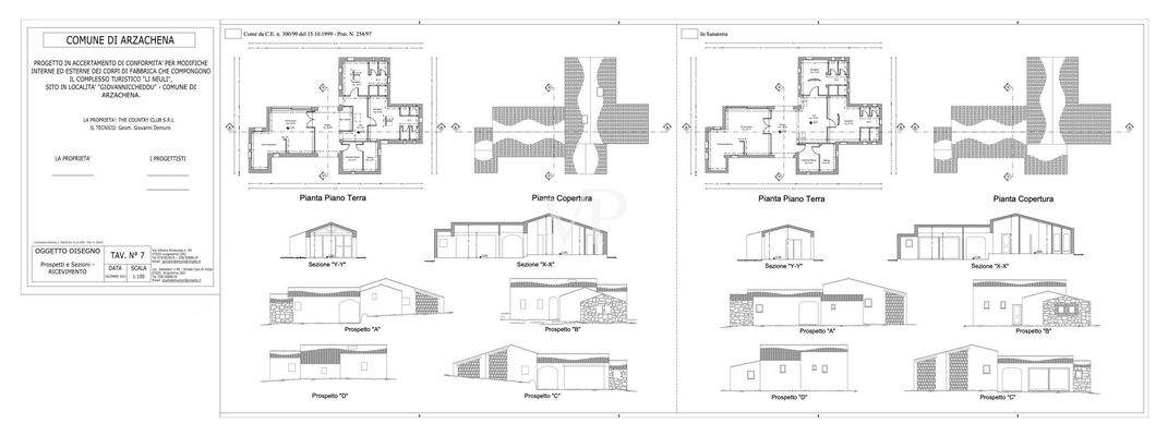 Tav 7_11 - Piante, Prospetti e Sezioni - RICEVIMENTO