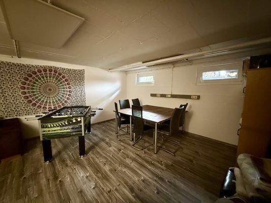 Hobbyraum im Kellergeschoss