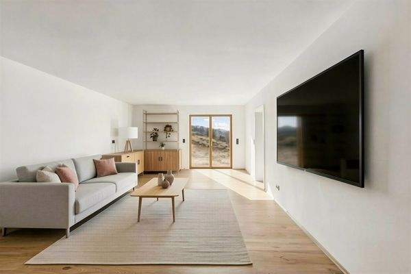 Wohnzimmer Einliegerwohnung (KI generiert)