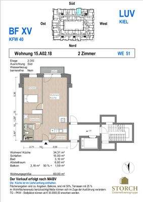 Grundriss WE 51 Baufeld XV 