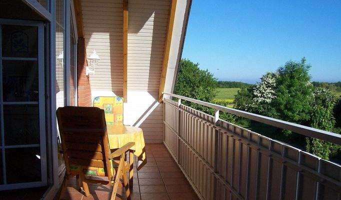 Balkon im Dachgeschoss