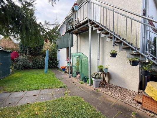 Rückwärtige Hausansicht