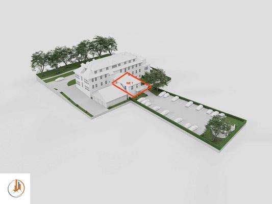 WE 7 Lageplan Modell - Süd-Ost