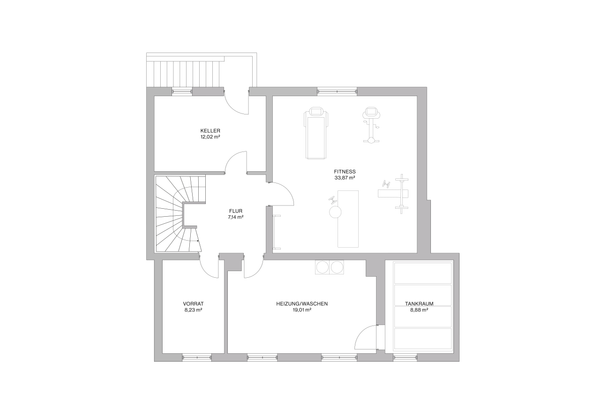 Grundriss Kellergeschoss