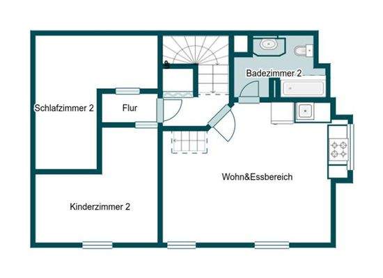 Grundriss Skizze 1.OG