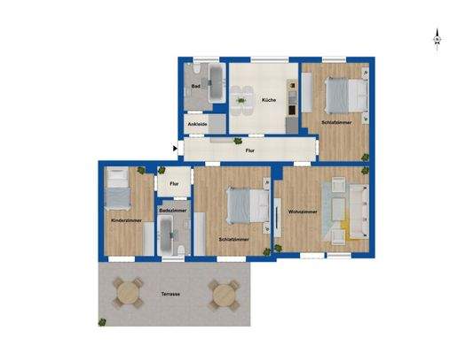 Grundriss - Erdgeschoss