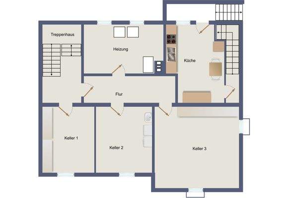 Grundriss Untergeschoss