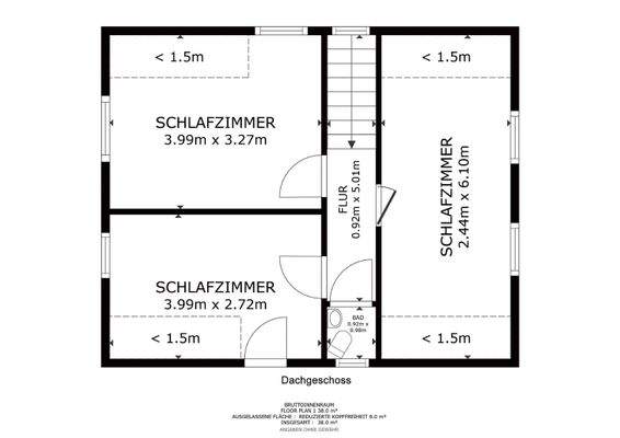 Grundriss Dachgeschoss