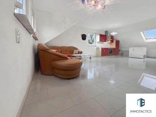 Wohn und Essbereich DG 