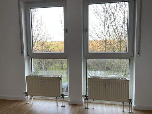 Ausblick aus dem Schlafzimmer