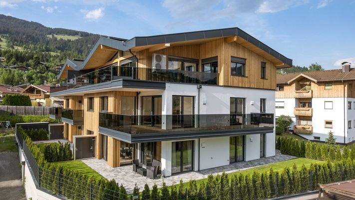 KITZIMMO-Terrassenwohnung in exklusivem Neubau am Fuße des Sonnbergs - Immobilien Kirchberg.