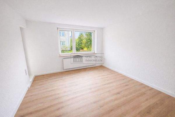 Schlafzimmer mit Ausblick