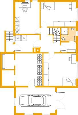 Gartengeschoss Wohnhaus