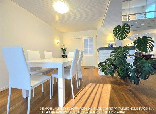 Esssbereich mit geschlossener oder offener Küche 