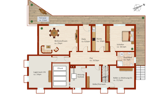 Grundriss UG