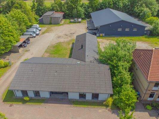 Luftaufnahme vom Grundstück