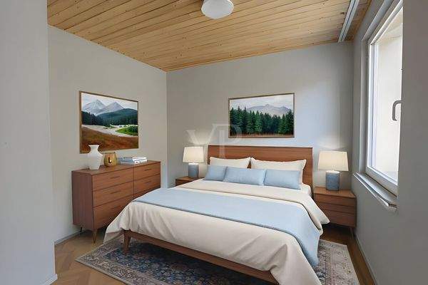 Schlafzimmer DG digital möbliert