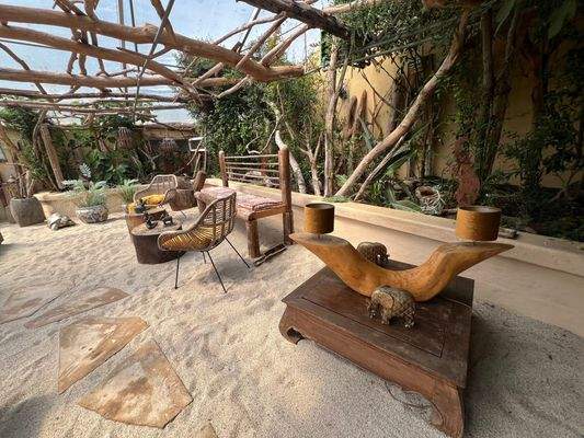 Chilloutbereich im Schwimmbad