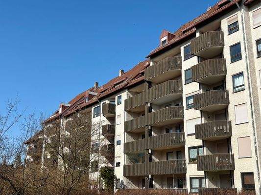 Wohnanlage - Balkonseite