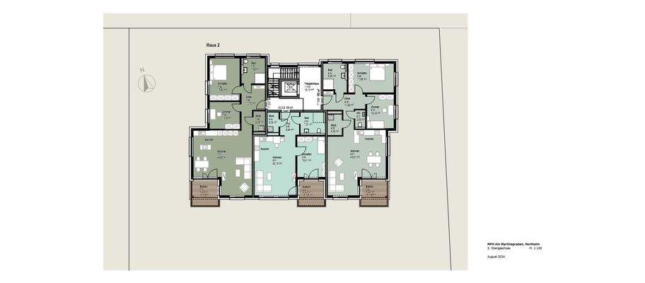 Grundriss 2. Obergeschoss