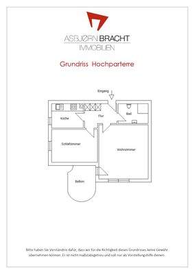 Grundriss ohne Gewähr - nicht maßstabsgetreu