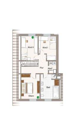 Grundriss OG - Abweichungen vorbehalten -