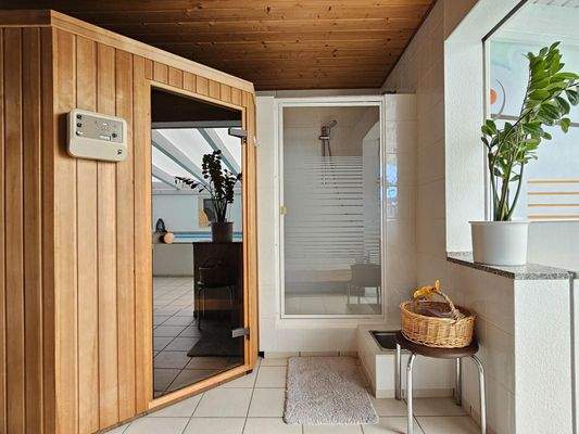 Wellnessbereich mit Sauna