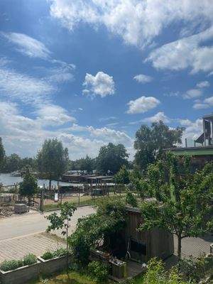 Blick auf den Ziegelinnensee vom Balkon