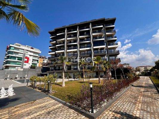 Stylish and Furnished Flat with Sea View in Alanya Avsallar