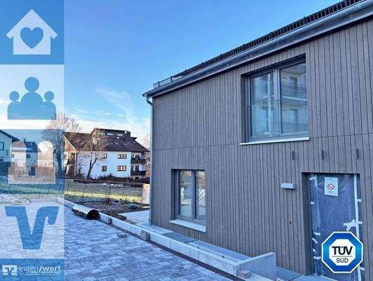 Außenansicht der Fassade - Baustand November 2025