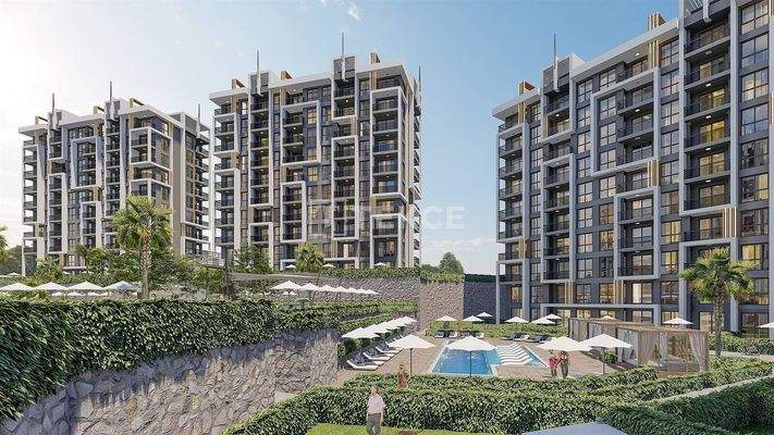 Apartments in a Complex with Rich Facilities in Alanya
