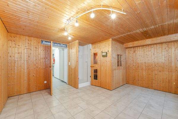 Sauna im Hobbyraum