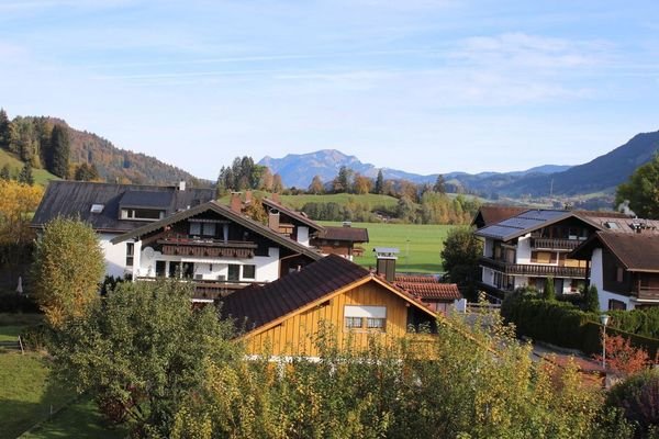 Blick vom Balkon