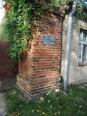 Einer der Torpfeiler