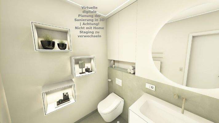 Helles Badezimmer (Planung)