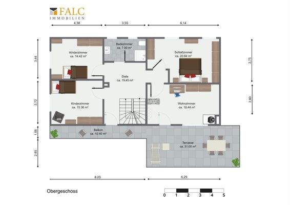 Grundriss Obergeschoss