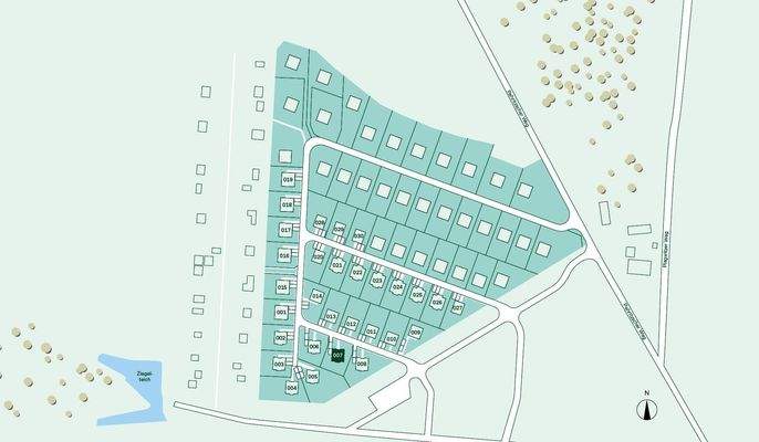 Lage des Einfamilienhauses im Quartier