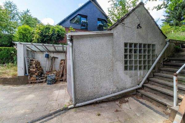 Zugang Grundstücke hinten