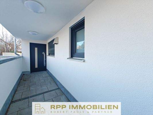 separater Hauseingangsbereich