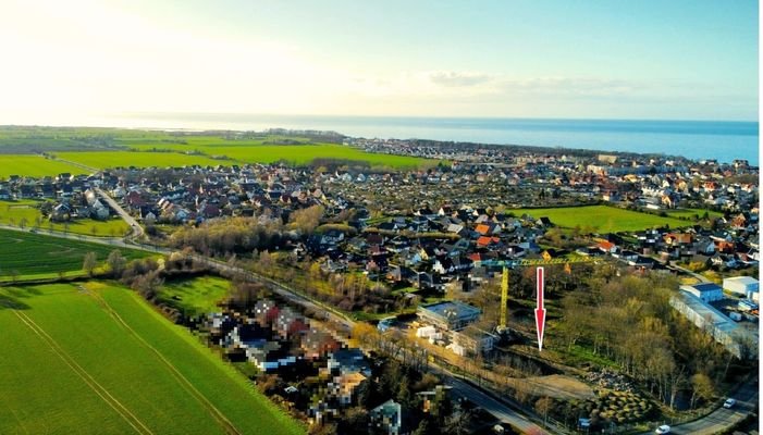 Luftaufnahme Baufeld